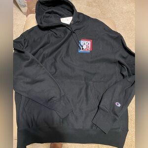 Champion Authentic Colab with Marvel, Unisex Hoodie size 2X color Black NWT